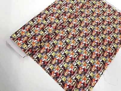 Villain HALLOWEEN Cotton Fabric 'With Friends Like These' Horror Movie Material  • £2.70