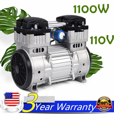 $226.09 • Buy 7CFM Oil Free Electric Motor Vacuum Pump 1400 RPM Diaphragm Vacuum Pump 110V