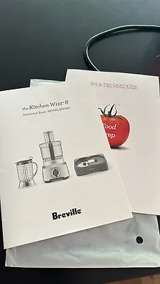 Breville The Kinetix Wizz 8 Plus Food Processor - BFP580SIL. Mint Condition. • $150