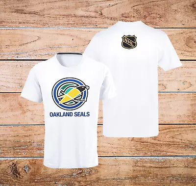 Retro NHL Oakland Seals Logo Print  T-Shirt   Sz S To 2XL New NWOT • $19.99