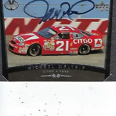 Michael Waltrip Signed 1999 Upper Deck Victory Circle  Racing #69 - Nascar • $3