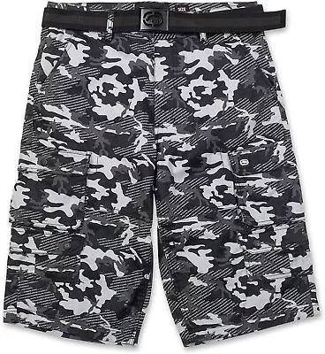 Cargo Shorts For Men - Mens And Big And Tall Twill Cargo Shorts With Belt - ECKO • $19.99