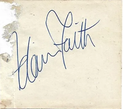 Adam Faith - Signed Autograph • £9.95