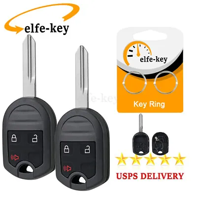 2 Remote Case Key Fob Cover 3B For Ford F-150 F150 2011 2012 2013 2014 2015 2016 • $8.95