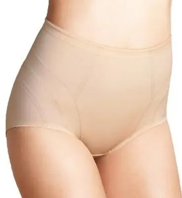 Womens Firm Control Nude Magic High Leg Pants Knickers Shapewear Size 10 • £2.99