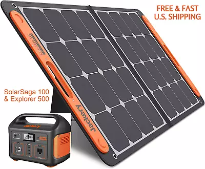 SOLAR GENERATOR KIT Jackery Explorer 500 With Jackery SolarSaga 100W SOLAR PANEL • $1198.97