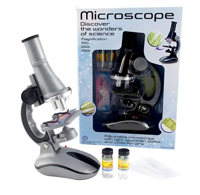 £11.99 • Buy Microscope Science Lab Set With Light Education Toy Kits Children's Kids Junior