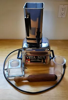 VINTAGE Vita-Mix 3600 Plus Stainless Blender Cleaned And Tested Works Great! • $80