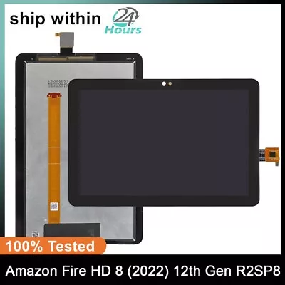 LCD Display Touch Screen Digitizer For Amazon Fire HD 8 (2022) 12th Gen R2SP8T • $39.90