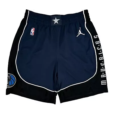 Dallas Mavericks Nike NBA Authentics Dri-Fit Athletic Shorts Navy Blue Size L • $67.99