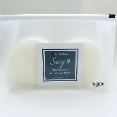$70 • Buy Trish Mcevoy Sexy 9 Body Sponge Blackberry Vanilla Musk Set Of 2