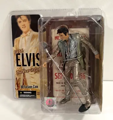 Elvis Presley ~ 1956 Elvis The Year In Gold ~ Super Stage Figure ~ Sealed! • $175