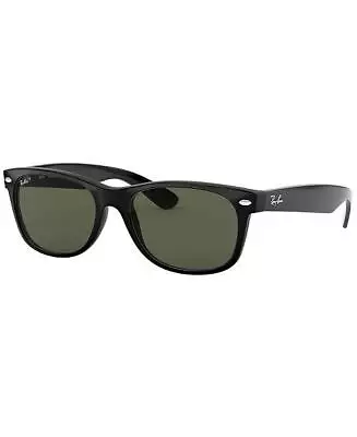 NEW Ray-Ban RB2132 New Wayfarer G-15 Lens Sunglasses Black/Green 55mm Imported • $51