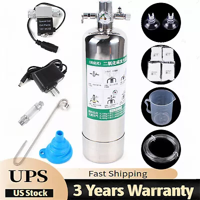 NEW Aquarium Co2 Generator System Kit Carbon Dioxide Reactor Cylinder Plants DIY • $76