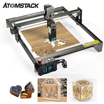 ATOMSTACK S10 Pro 10W Laser Engraving Cutting Machine Support Offline Engraving • $393.99