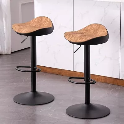 YOUNIKE 1919 Adjustable Luxury Swivel Bar Stools Dining Chair Counter Height • $179