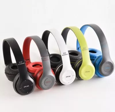 £8.45 • Buy Wireless Bluetooth 5.1 Headphones Noise Cancelling Over-Ear Stereo Earphones UK