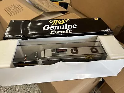 Miller Genuine Draft Truck 1:64 Scale Race Car Transporter 1995 • $39.99