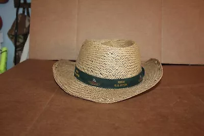 Vintage 1994 US Open Oakmont Straw Golf Hat Headgear Summer Rules Collectible • $10