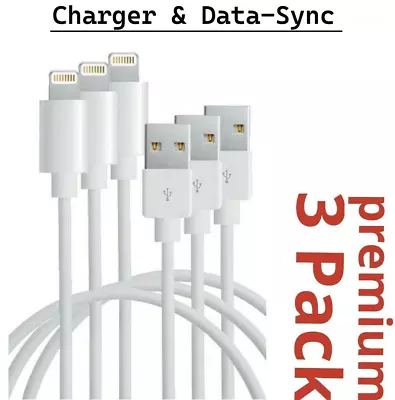 3X Fast USB Charging Cable Charger For Apple IPhone 7 8 X 11 12 13 Pro Ipad A1+ • $9.99