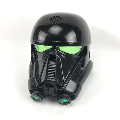 Star Wars Storm Trooper Tie Fighter Pilot Voice Changer Light Up Black Mask • $31.49