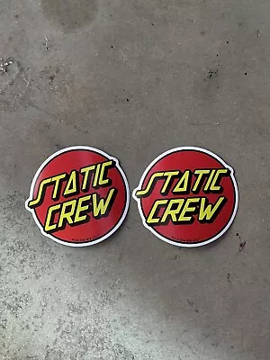 STATIC CREW Sticker JDM Euro Drift Lowered Illest Fatlace Vdub Max • $10