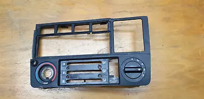 BMW E30 Dash Panel Radio HVAC OBC Trim Plate Bezel Illumination Fan Switch OEM • $55