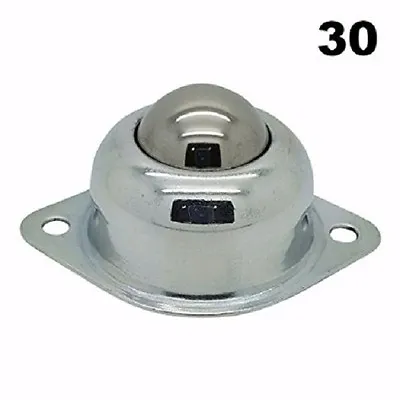 Thirty (30) 5/8  Flange Mounted Conveyor Roller Ball Transfer Bearings • $62.85