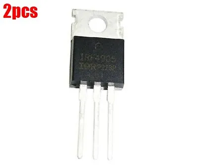 2Pcs Transistor IRF4905 IRF4905PBF Mosfet Fet P-Channel 55V 75A 200W TO-220 Il • $1.01