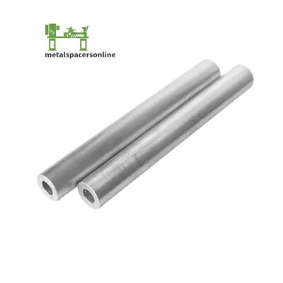 Aluminum Spacer-Tubing- 1  OD X 1/2  ID X 8  Long--Fits M12 Or 1/2  Bolts • $22.64
