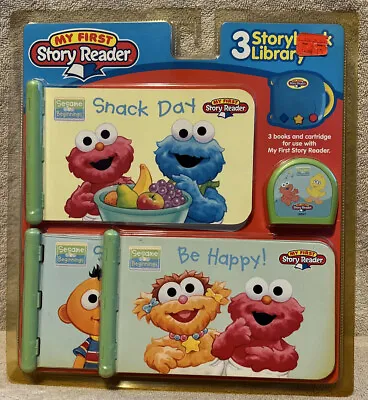 2005 My First Story Reader 3 Storybook Library Sesame Street Elmo  • $12.99