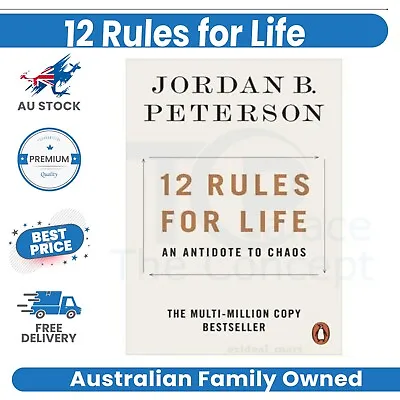 NEW 12 Rules For Life 2019 By Jordan B. Peterson Paperback Book | FREE SHIPPING • $16.60