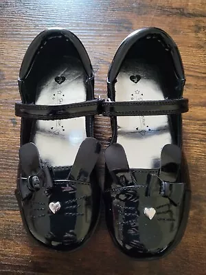 £5.99 • Buy Matalan Girls Patent School Shoes Size 12 Bunny Rabbit BNWOT