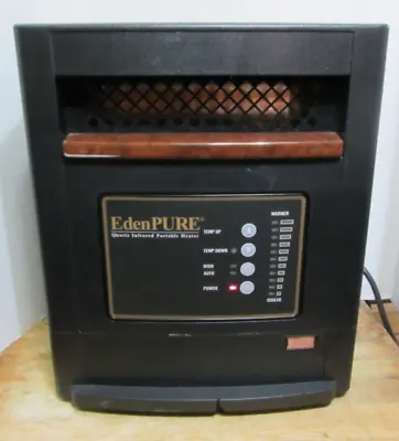 EdenPURE Personal A4887/RTL Quartz Infrared Portable Heater 45KX 1000W Black • $119.95