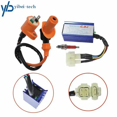 High Performance Racing Ignition Coil+Spark Plug+AC CDI For GY6 50cc-150cc USA • $11.40