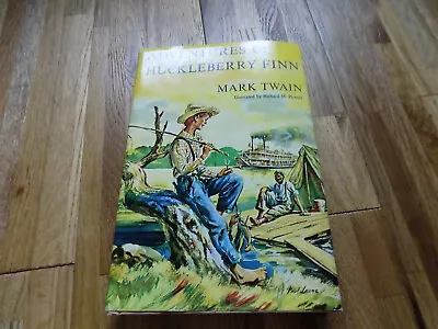 Adventures Of Huckleberry Finn By Mark Twain 1954 Illustrated Richard Powers • $14.99