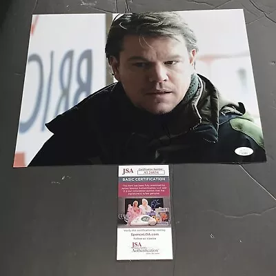 Matt Damon Signed Contagion 11x14 Photo JSA • $100