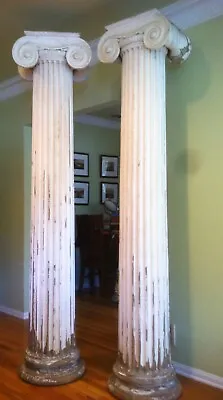 $12500 • Buy Antique Ionic Greek Revival Columns Set Of Two