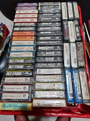 RARE 8 TRACK TAPES-$3 Each Of YOUR CHOICE-VARIOUS GENRE And ARTISTS-WE COMBINE-g • $3