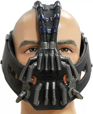 New Anime The Dark Knight Headwear Mask Rises Bane Halloween Makeup Ball • $65.10