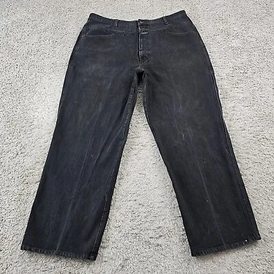Marithe Francois Girbaud Jeans Mens 42 M Black Relaxed Baggy Hip Hop 40x31 • $29.24