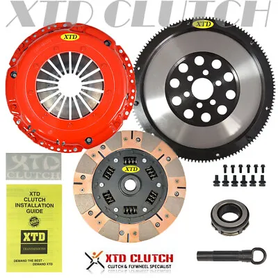 Dual Friction Clutch & Light Wt Flywheel Kit Vw Tdi 1.9t 1.9l G60 Diesel • $219