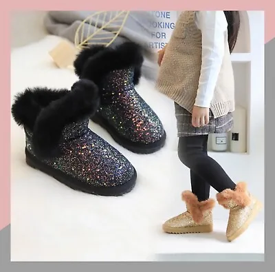 BRAND NEW Kids Glitter Ugg Boots Slippers SIZE 9.5 • $28.95