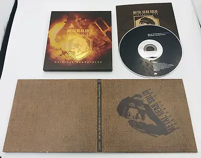 Metal Gear Solid Portable Ops Original Soundtrack CD First Print GOLD Slipcover • $89.99