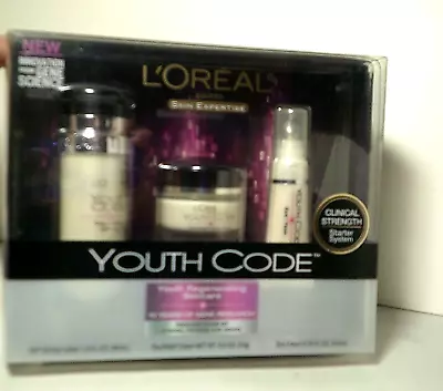 L'Oreal Youth Code Day/Night/Eye Cream Starter Kit Anti Aging Great Value NOS • $36.99