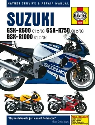 $29.24 • Buy Suzuki GSX-R600 750 And 1000 Haynes Repair Manual (3986)