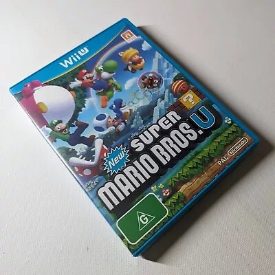 New Super Mario Bros. U (2012 PAL Wii U) Manual & Tested • $15