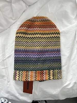 NWT Missoni Cappello Multicolored Zig-zag Hat. • $54.99