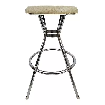 Mid-Century Modern Cosco Bar Stool Seat Swivel Chrome Spider Legs Atomic Vintage • $98