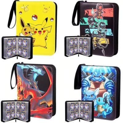 $34.99 • Buy 400 Card Spots Leather Cards Binder Album Book Game Card Collectors Portfolio